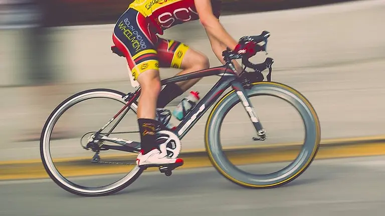 Imagen de archivo de una bicicleta en movimiento. CEDIDA