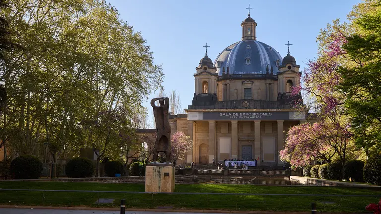 Contigo-Zurekin se muestra contra la Resignificación del Monumento de los Caídos de Pamplona. IÑIGO ALZUGARAY