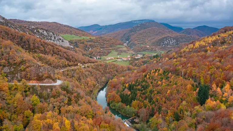 Localidad de Aribe en Navarra. Francis Vaquero