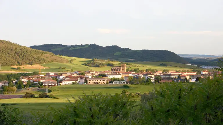 Imagen panorámica de Villatuerta en Navarra. villatuerta.es