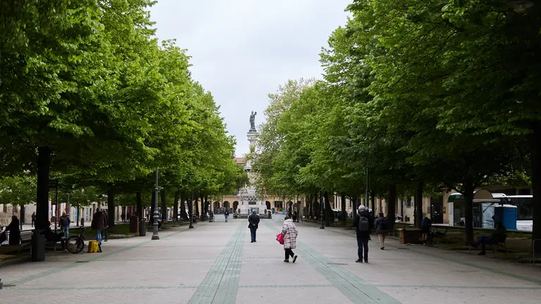 Paseo de Sarasate de Pamplona. IÑIGO ALZUGARAY