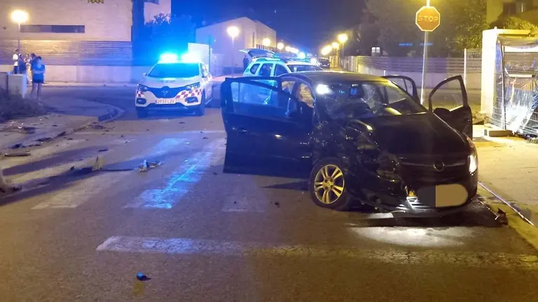 El suceso tuvo lugar en el cruce de la calle Londr&eacute;s con la avenida de Am&eacute;rica de l a localidad navarra de Cintru&eacute;nigo. POLIC&Iacute;A LOCAL DE CINTRU&Eacute;NIGO