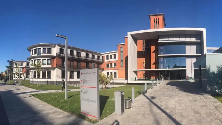 Hospital San Juan de Dios, en el barrio de Beloso Alto, en Pamplona. HSJD