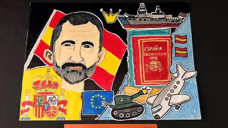 Imagen de la obra ganadora en el concurso '&iquest;Qu&eacute; es un rey para ti?' en Navarra - FUNDACI&Oacute;N ORANGE