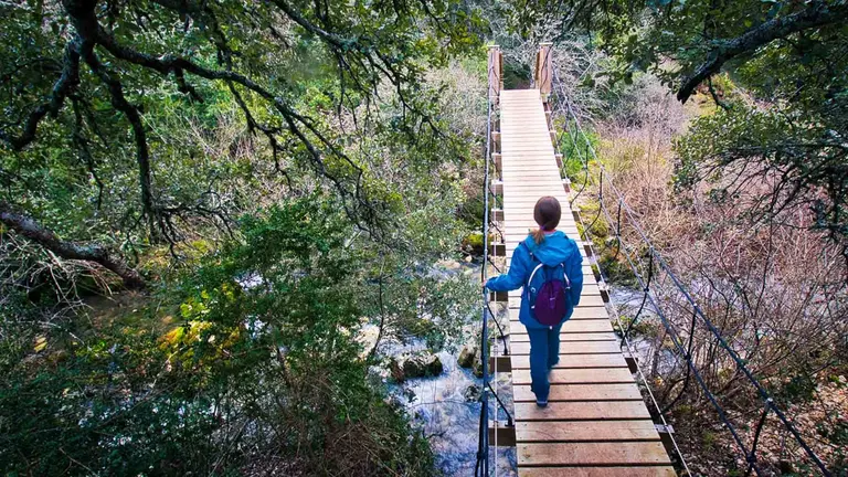 Imagen de la ruta al Cañón del Río Ubagua en Navarra. Rául Mayo