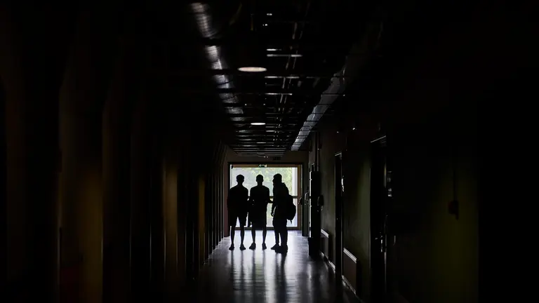 Miles de j&oacute;venes se realizan la Evaluaci&oacute;n para el Acceso a la Universidad (EvAU) en la UPNA. PABLO LASAOSA