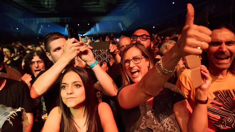 Concierto de Judas Priest en el Pabellón Navarra Arena dentro de su gira “Invincible Shield Tour Europe 2024”. IÑIGO ALZUGARAY
