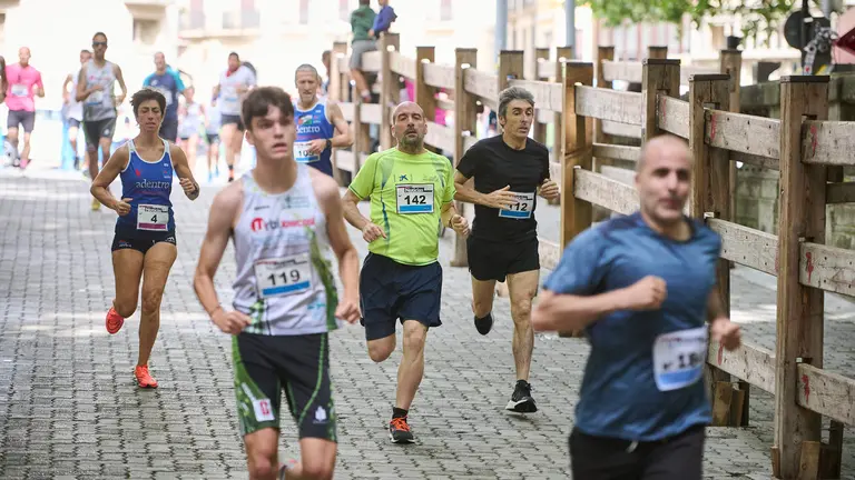Carrera del Encierro 2024 organizada por la pe&ntilde;a La Jarana. PABLO LASAOSA