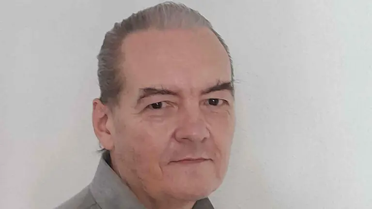 El escritor baztanés Arturo Lérida, autor de la obra "Tallín". CEDIDA