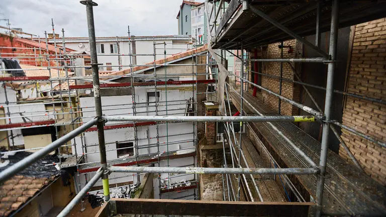 Imagen de archivo de unas obras en un edificio. I&Ntilde;IGO ALZUGARAY