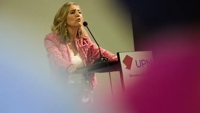 UPN celebra el acto de apertura del nuevo curso político, con la intervención de la presidenta de la formación regionalista, Cristina Ibarrola, para referirse a los retos que afronta Navarra y las líneas de actuación del partido en los próximos meses. IÑIGO ALZUGARAY