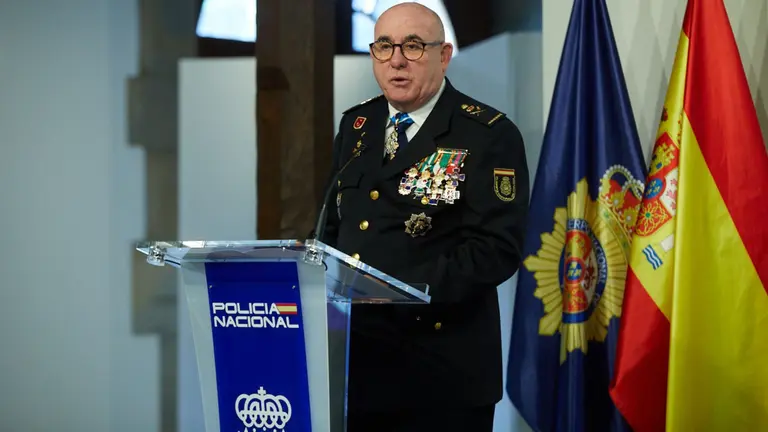 Jos&eacute; Mar&iacute;a Borja Moreno, Jefe Superior de Polic&iacute;a de Navarra que se jubila. I&Ntilde;IGO ALZUGARAY