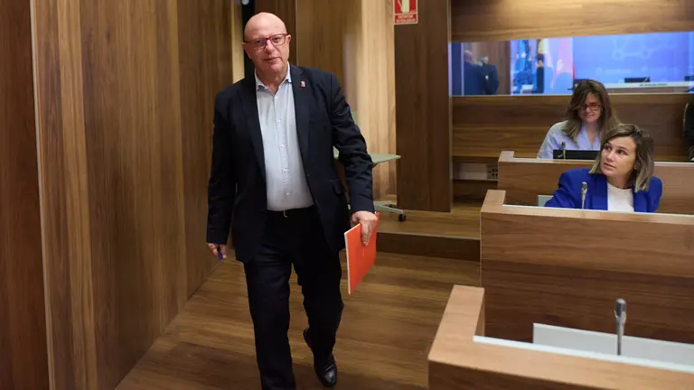 Rueda de prensa para informar sobre los asuntos tratados en la sesi&oacute;n del Gobierno de Navarra, con la comparecencia del Vicepresidente primero, F&eacute;lix Taberna, la portavoz del Gobierno foral, Amparo L&oacute;pez y el consejero de Educaci&oacute;n, Carlos Gimeno. I&Ntilde;IGO ALZUGARAY