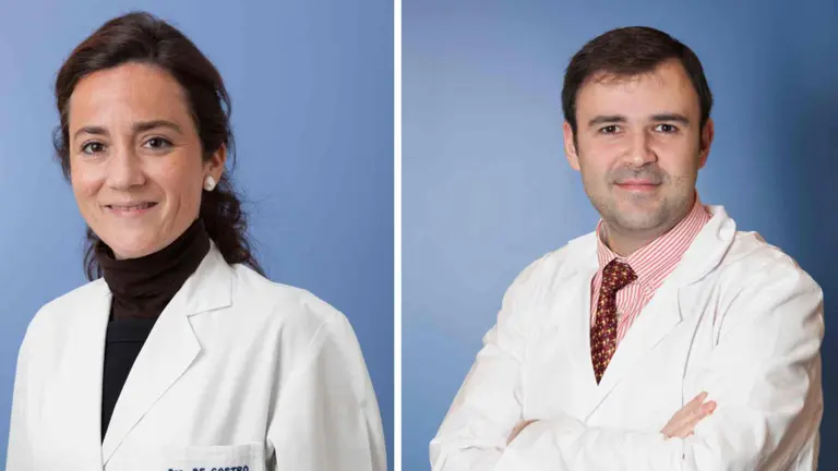 Los doctores Pilar de Castro y Alberto Vieco, psiquiatra y neuropediatra de la Cl&iacute;nica Universidad de Navarra, respectivamente. CL&Iacute;NICA UNIVERSIDAD DE NAVARRA