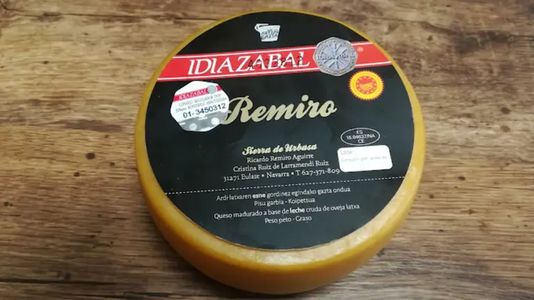 Imagen de archivo de un queso de la queser&iacute;a de Ricardo Remiro de Eulate. QUESER&Iacute;A RICARDO REMIRO