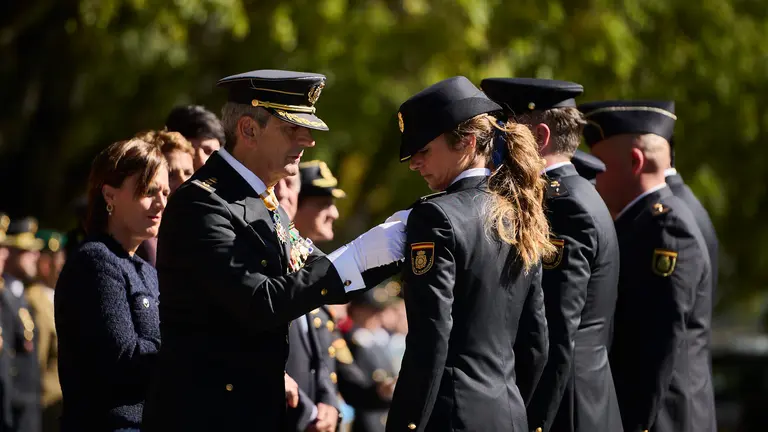 La Jefatura Superior de Policía de Navarra conmemora el día de los Santos Ángeles Custodios, patronos del Cuerpo Nacional de Policía. PABLO LASAOSA