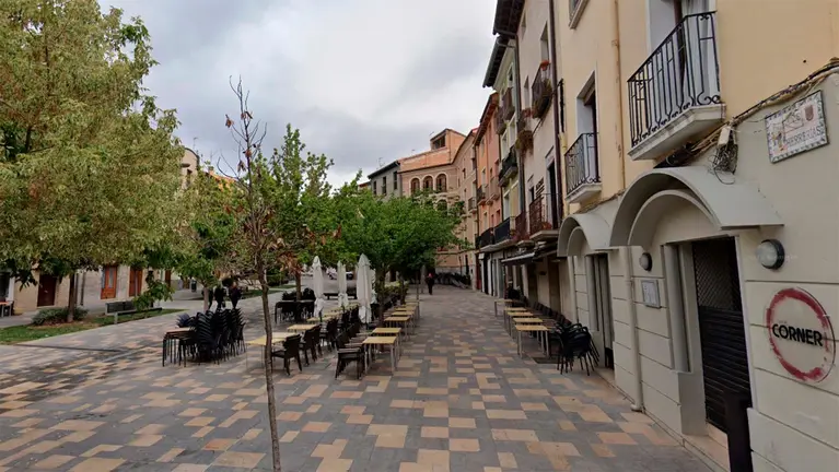 Imagen de una de las calles de Tudela en las que se registra mucho ruido. GOOGLE MAPS