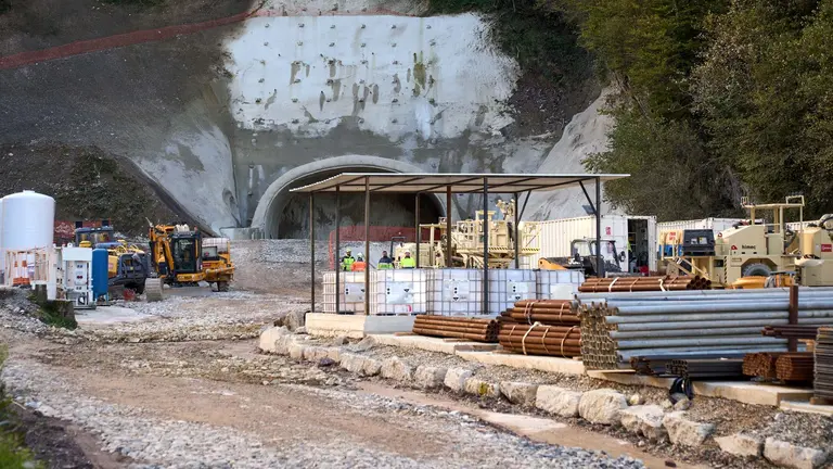 Los avances en las obras de los túneles de Belate. GOBIERNO DE NAVARRA
