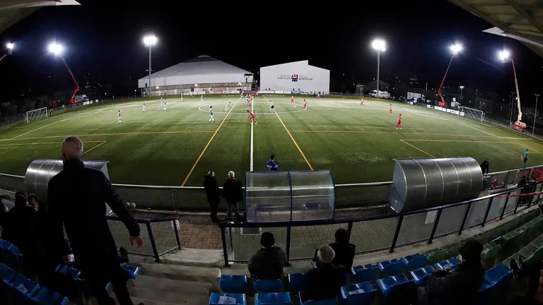 Panor&aacute;mica del estadio de la A.D San Juan. EFE/Jes&uacute;s Diges