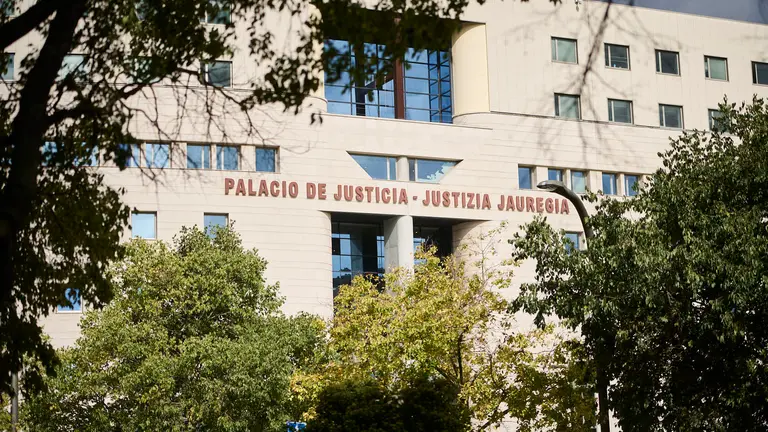 Vista del Palacio de Justicia en Pamplona. PABLO LASAOSA