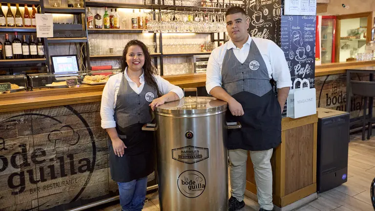 Restaurante La Bodeguilla, en la avenida Pamplona 2 de Barañáin. IÑIGO ALZUGARAY