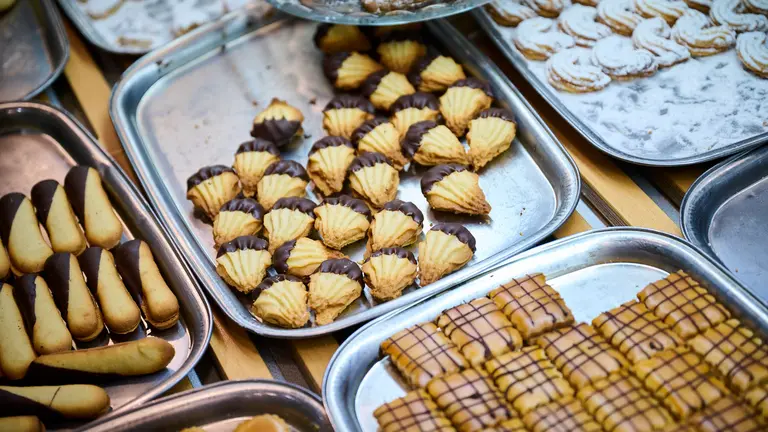 Pastelería artesana Ayesa en la calle de Irunlarrea 25 de Pamplona. PABLO LASAOSA