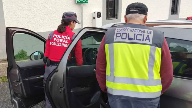 La colaboraci&oacute;n entre la Polic&iacute;a Foral y la Polic&iacute;a nacional fue determinante para detener a los ladrones del este de Europa. POLIC&Iacute;A FORAL