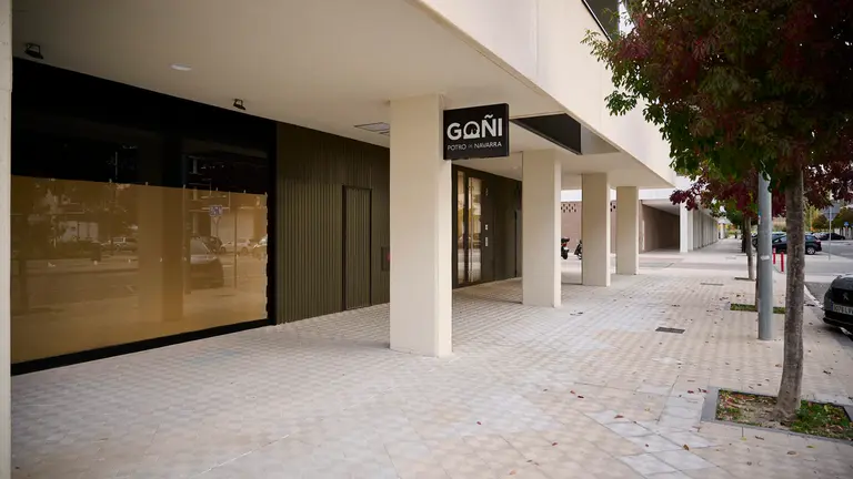 Nueva carnicería Goñi que va a abrir en la calle María Lacunza 8 de Lezkairu. PABLO LASAOSA