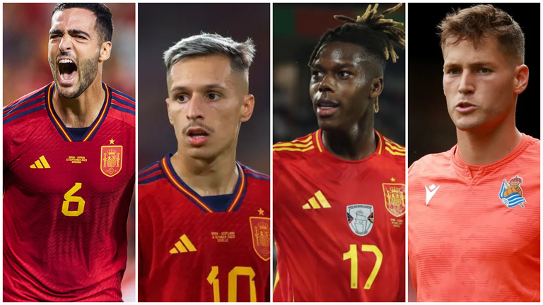 Mikel Merino, Bryan Zaragoza, Nico Williams y &Aacute;lex Remiro han sido convocado por la Selecci&oacute;n Espa&ntilde;ola. NAVARRA.COM - OK DIARIO