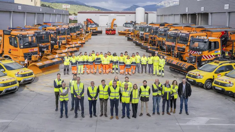 Imagen de la presentaci&oacute;n del Plan de Vialidad Invernal - GOBIERNO DE NAVARRA