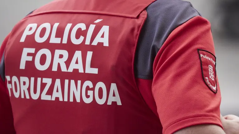 Imagen de archivo de un agente de Policía Foral - EDUARDO SANZ