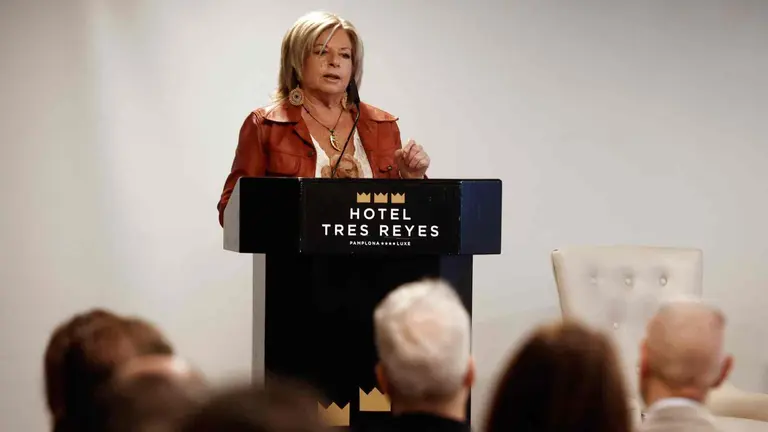 La presidenta del Colectivo de V&iacute;ctimas del Terrorismo (Covite), Consuelo Ord&oacute;&ntilde;ez. EFE/ Jesus Diges