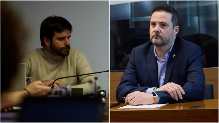 Eneko Larrarte y Alejandro Toquero en sendas fotos de archivo.