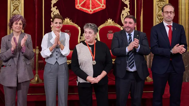 La tiradora con arco Carmen Rubio recoge la Medalla de Oro al M&eacute;rito Deportivo GOBIERNO DE NAVARRA/MIGUEL OSES