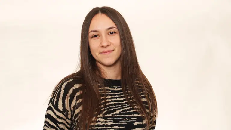 Leyre Izquierdo Téllez, ganadora del premio. UPNA