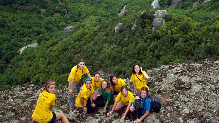 participantes en una edici&oacute;n anterior de la Ruta Inti. RUTA INTI