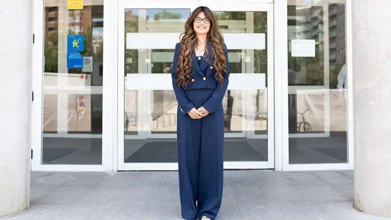 Irene Fernández, en la UPNA. UNIVERSIDAD PÚBLICA DE NAVARRA