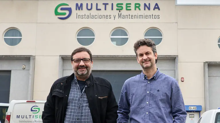 MultiSerna, en el polígono Noain-Esquiroz. IÑIGO ALZUGARAY