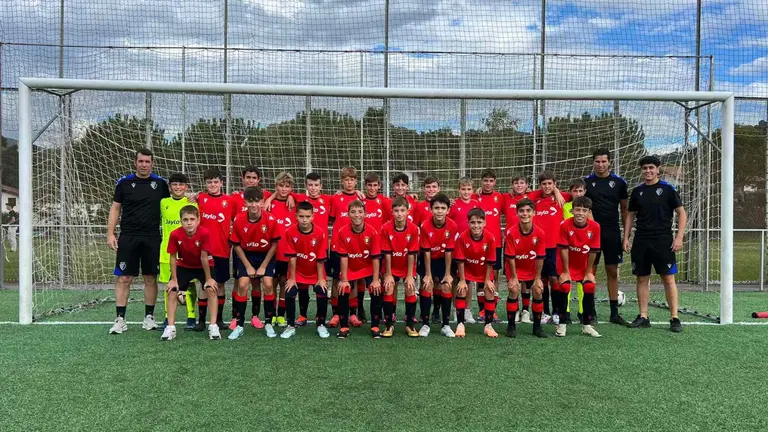 Equipo infantil de Osasuna para la temporada 2024/2025. OSASUNA