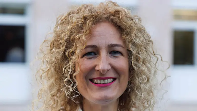 Cristina García Vivar, en la UPNA, en una foto de archivo. UPNA