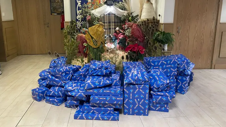 La Guardia Civil de Navarra recoge juguetes para que lleguen a las familias con menos recursos. CEDIDA