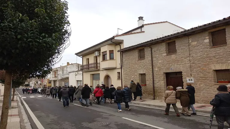 Murillo El Fruto se manifiesta contra la oleada de violencia. CEDIDA