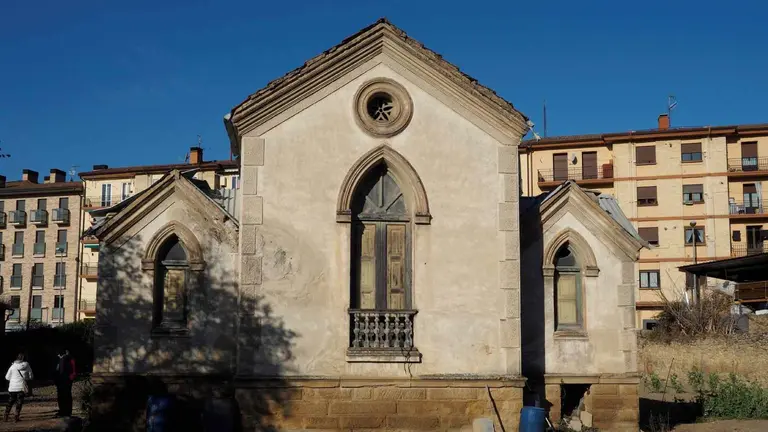 Casa-Cenador modernista de los Monreal-Ja&eacute;n en Estella, que ha sido derribada para construir 15 viviendas. HISPANIA NOSTRA