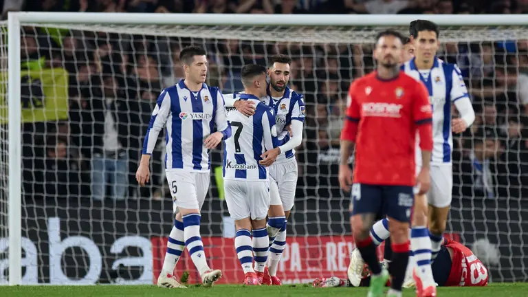 Rubén García se lamenta durante el partido contra la Real Sociedad. AFP7 / Europa Press