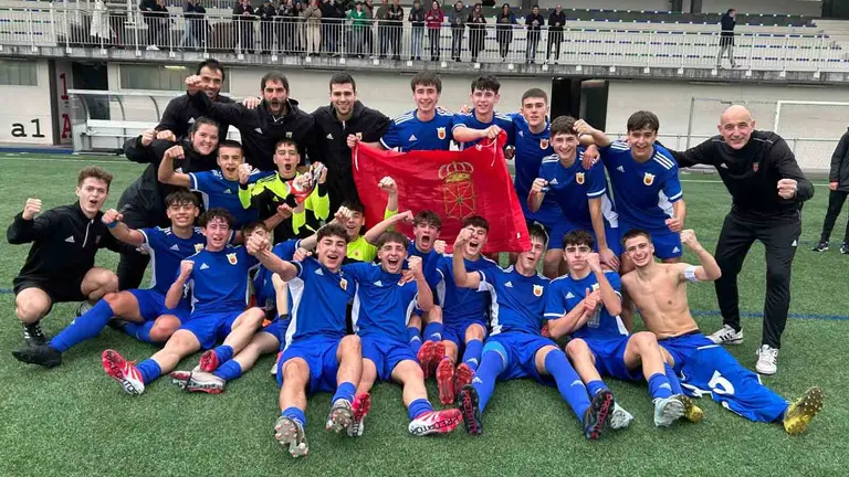 La selección navarra sub-16.