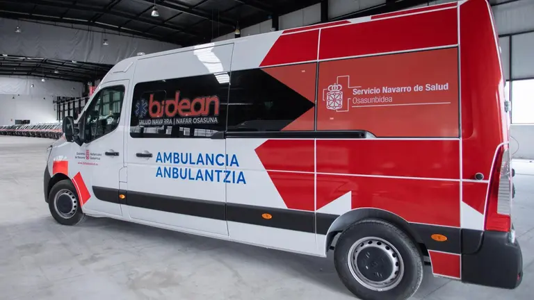 Una de las 61 nuevas ambulancias adquiridas - GOBIERNO DE NAVARRA