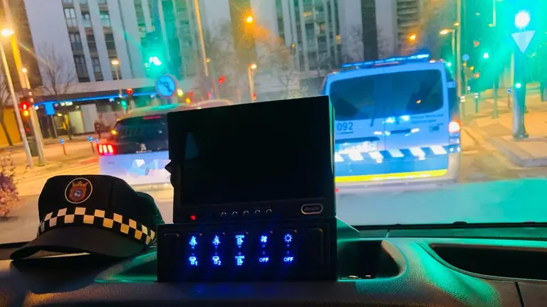 Patrulla de la Polic&iacute;a Municipal de Pamplona en una imagen de archivo.