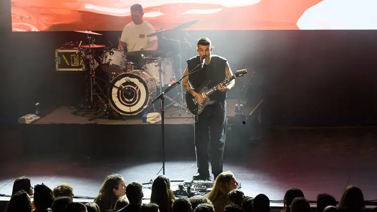 Concierto de la banda madrile&ntilde;a Pignoise dentro de su Gira 20 aniversario, en la sala Zentral de Pamplona. I&Ntilde;IGO ALZUGARAY