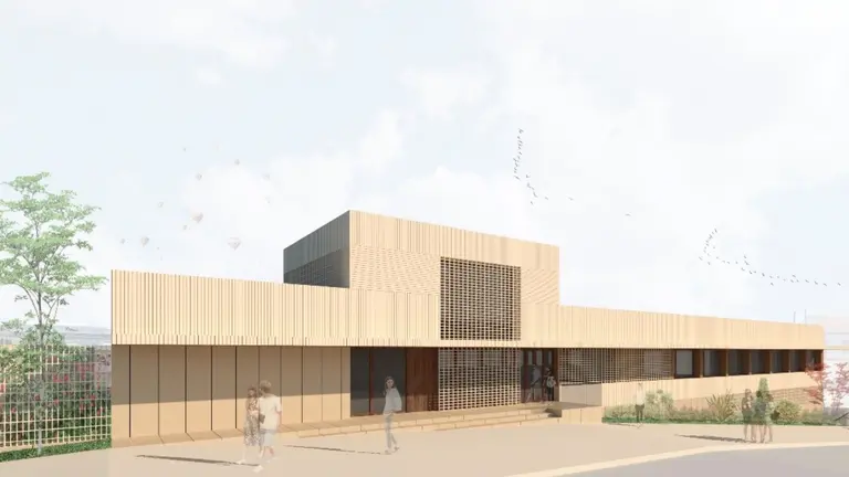 Render del proyecto del nuevo centro de salud de Cascante. GOBIERNO DE NAVARRA