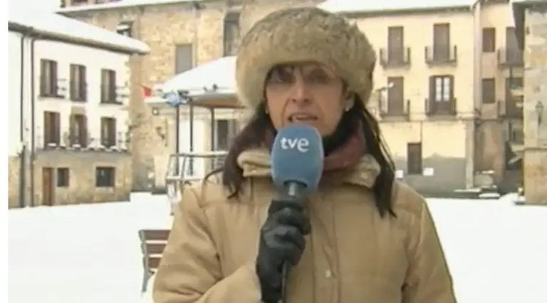 Loretxo I&ntilde;arrea en una conexi&oacute;n en directo. RTVE